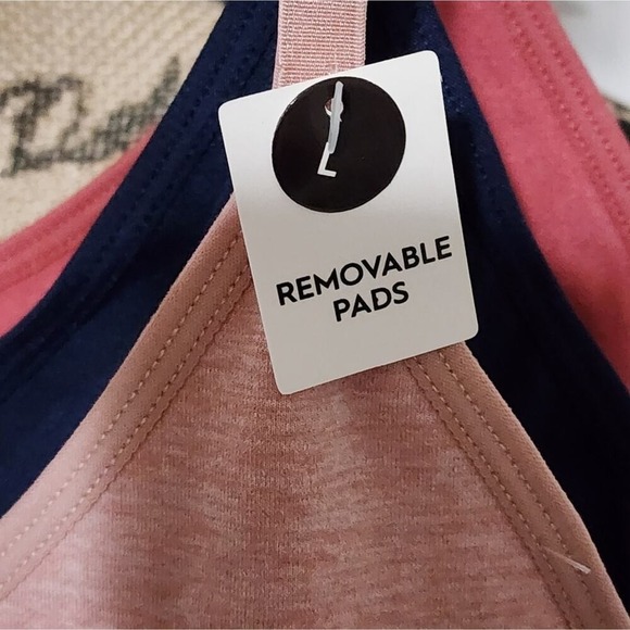 Laura Ashley 3pk lounge sports active athletic super soft comfy bralettes bras - Picture 6 of 10